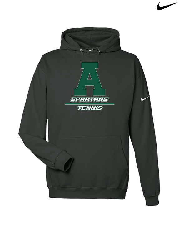 Athens Academy Tennis Split - Nike Club Fleece Hoodie