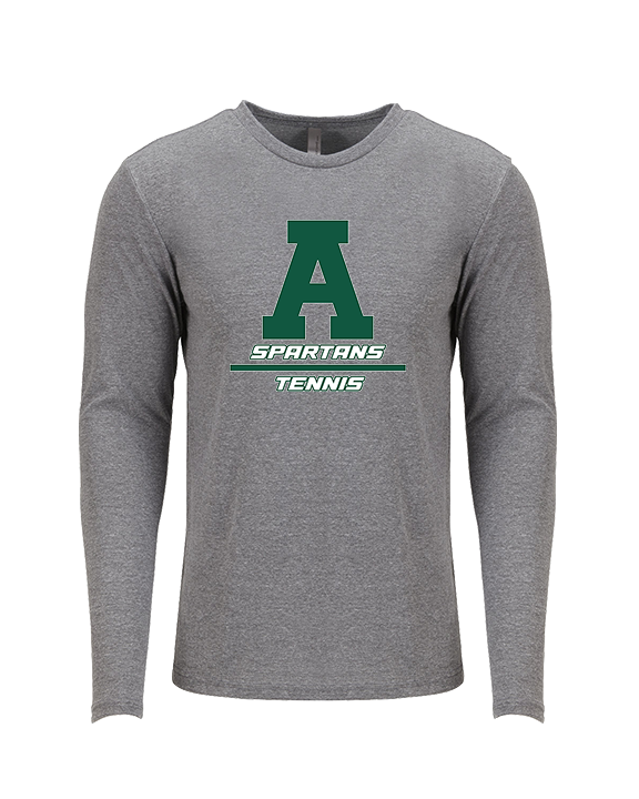 Athens Academy Tennis Split - Tri-Blend Long Sleeve