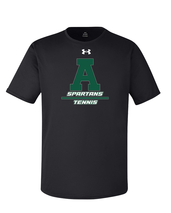 Athens Academy Tennis Split - Under Armour Mens Team Tech T-Shirt