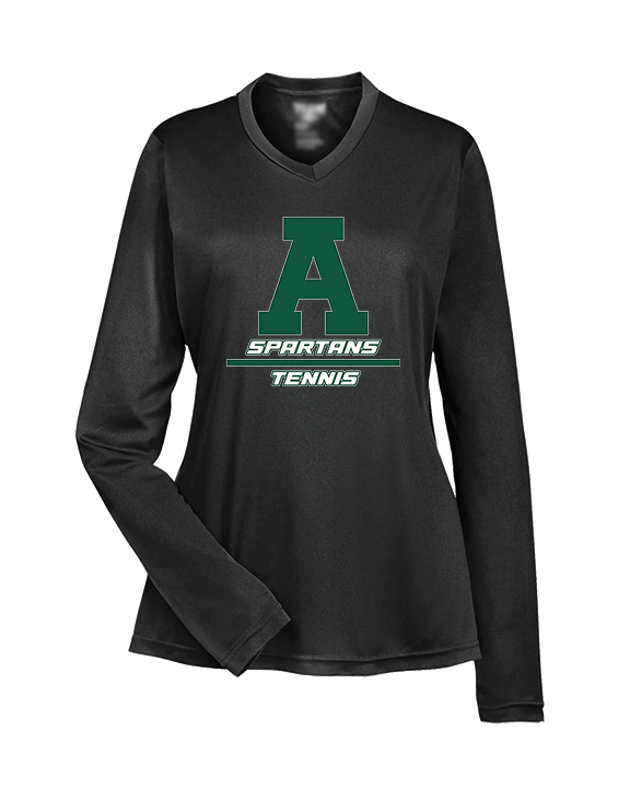Athens Academy Tennis Split - Womens Performance Longsleeve