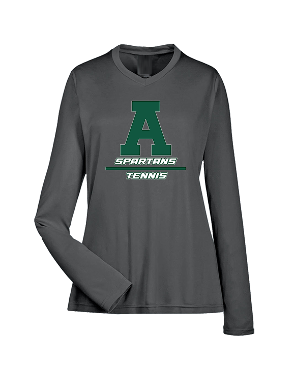 Athens Academy Tennis Split - Womens Performance Longsleeve