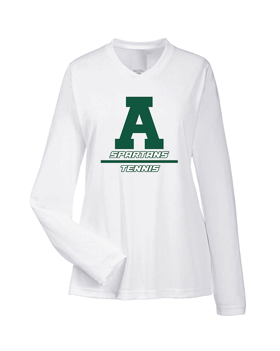 Athens Academy Tennis Split - Womens Performance Longsleeve