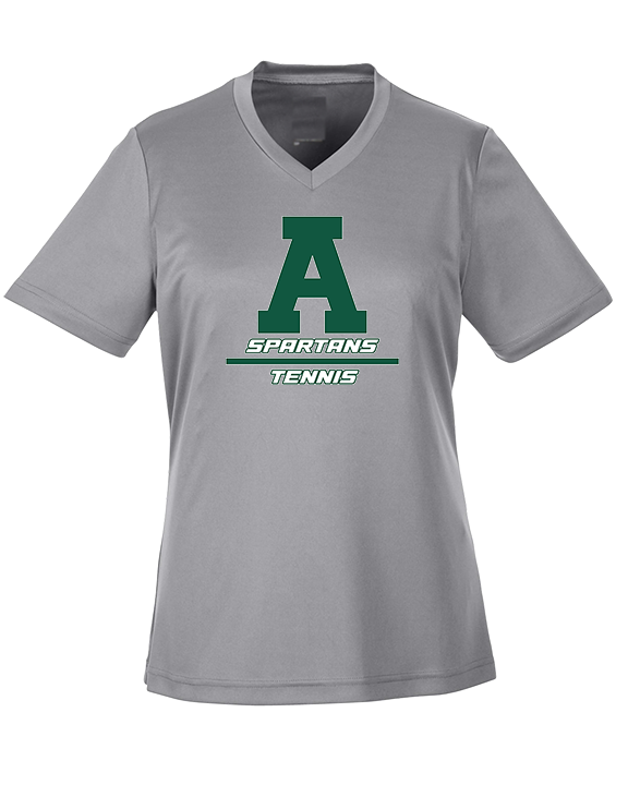 Athens Academy Tennis Split - Womens Performance Shirt