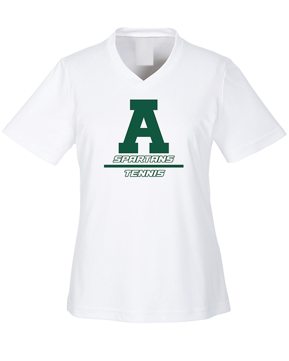 Athens Academy Tennis Split - Womens Performance Shirt