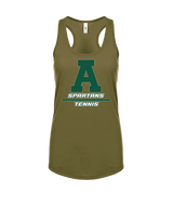 Athens Academy Tennis Split - Womens Tank Top