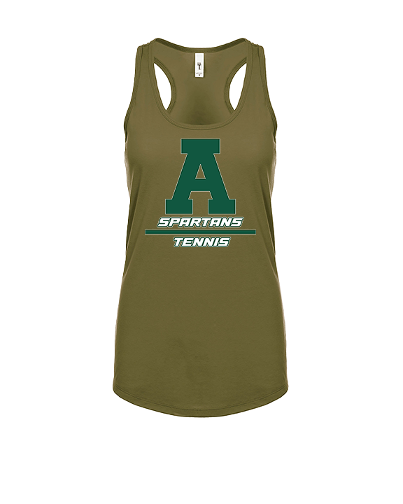 Athens Academy Tennis Split - Womens Tank Top