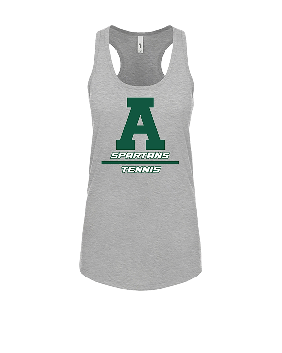 Athens Academy Tennis Split - Womens Tank Top