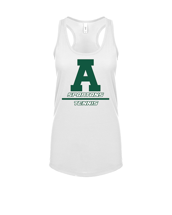 Athens Academy Tennis Split - Womens Tank Top