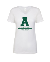 Athens Academy Tennis Split - Womens Vneck