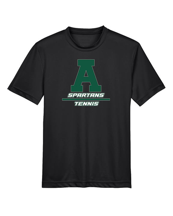 Athens Academy Tennis Split - Youth Performance Shirt