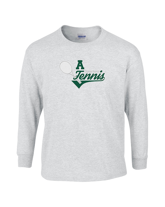 Athens Academy Tennis Swirl - Cotton Longsleeve