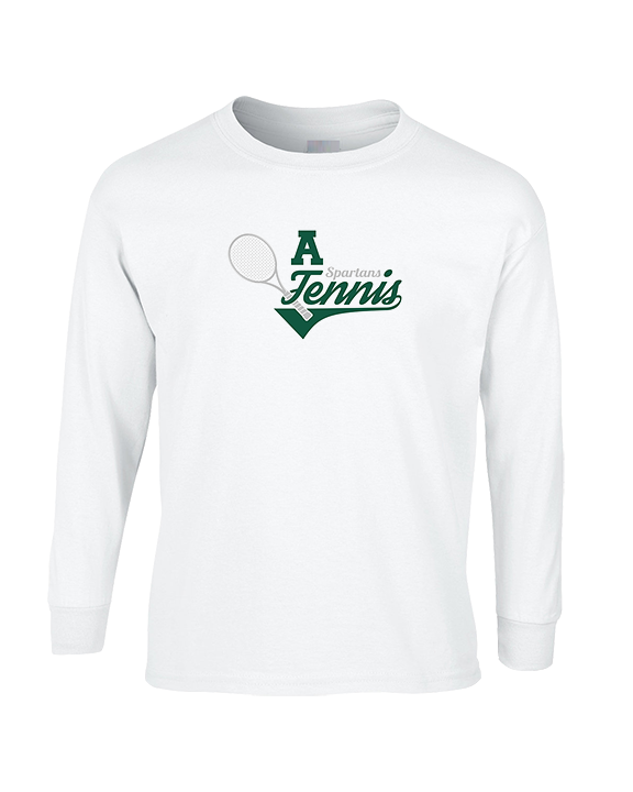 Athens Academy Tennis Swirl - Cotton Longsleeve