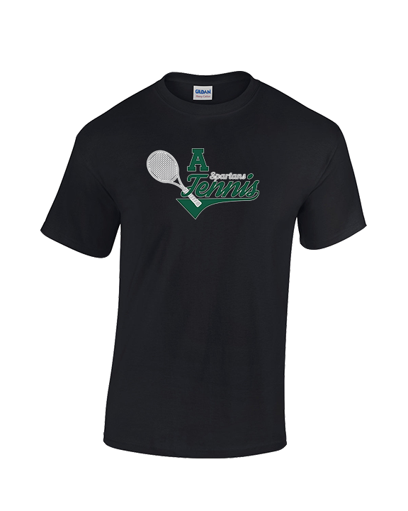 Athens Academy Tennis Swirl - Cotton T-Shirt