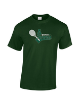 Athens Academy Tennis Swirl - Cotton T-Shirt