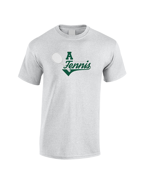 Athens Academy Tennis Swirl - Cotton T-Shirt