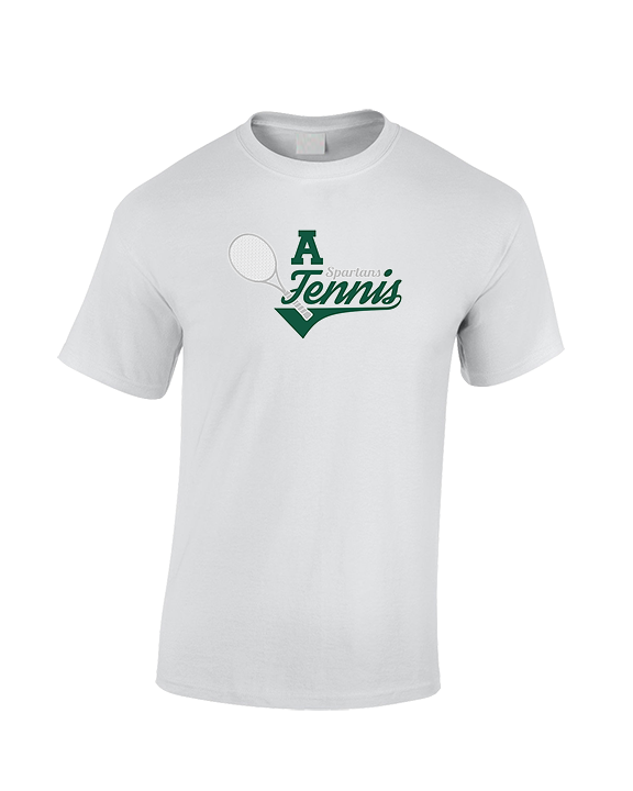 Athens Academy Tennis Swirl - Cotton T-Shirt