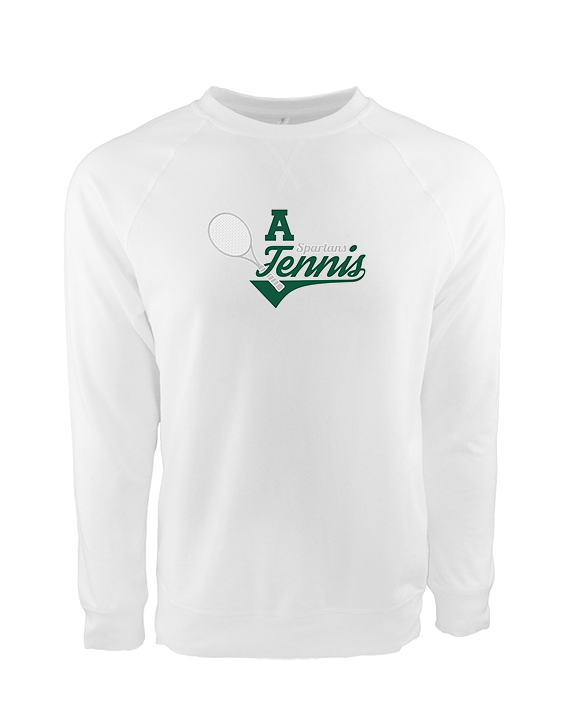 Athens Academy Tennis Swirl - Crewneck Sweatshirt