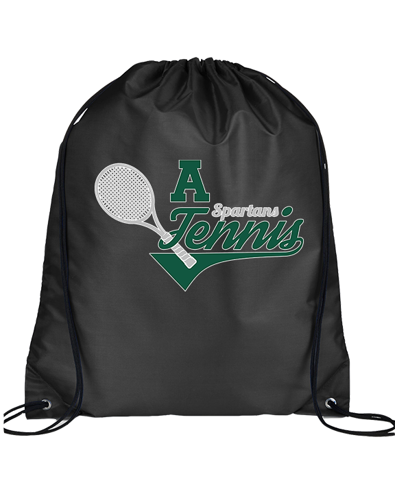 Athens Academy Tennis Swirl - Drawstring Bag