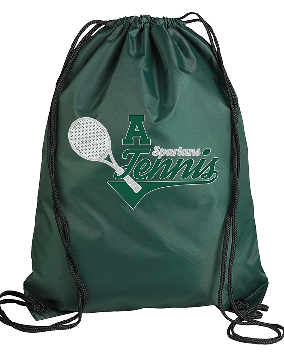 Athens Academy Tennis Swirl - Drawstring Bag