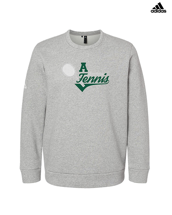 Athens Academy Tennis Swirl - Mens Adidas Crewneck