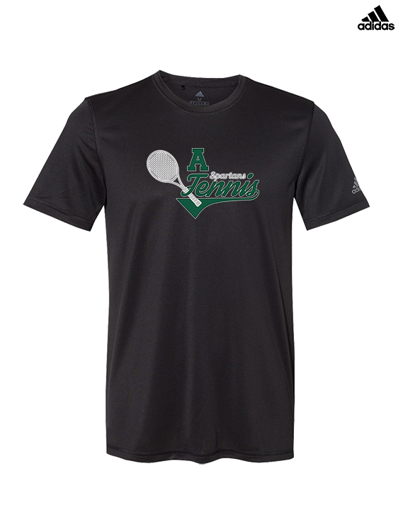 Athens Academy Tennis Swirl - Mens Adidas Performance Shirt