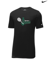 Athens Academy Tennis Swirl - Mens Nike Cotton Poly Tee