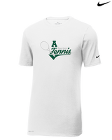 Athens Academy Tennis Swirl - Mens Nike Cotton Poly Tee