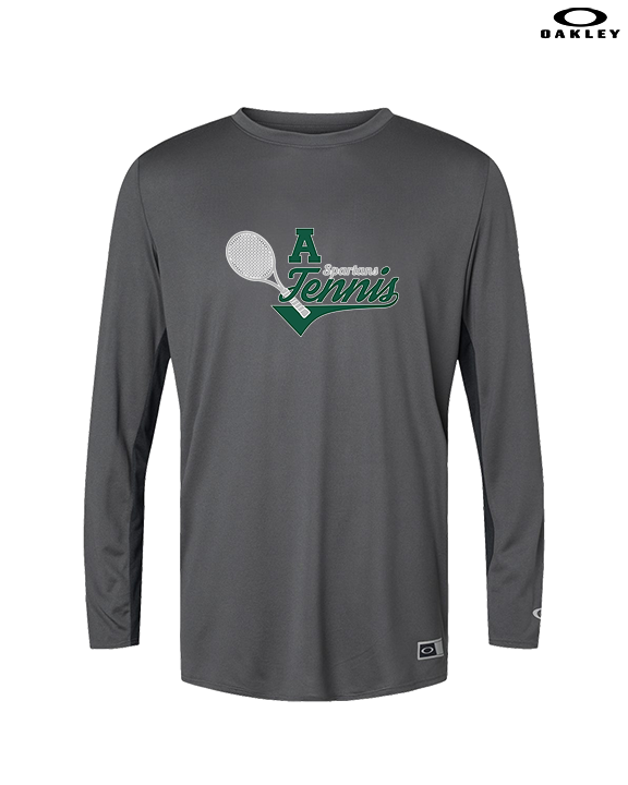 Athens Academy Tennis Swirl - Mens Oakley Longsleeve