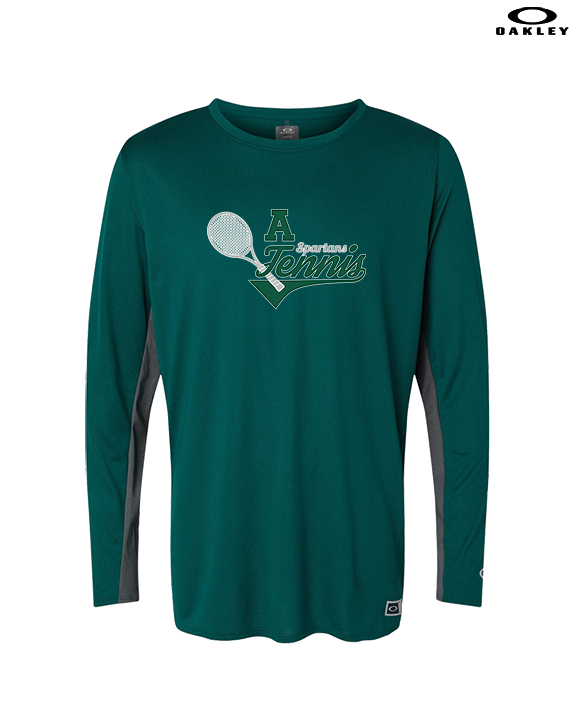 Athens Academy Tennis Swirl - Mens Oakley Longsleeve