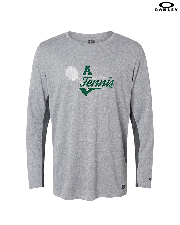 Athens Academy Tennis Swirl - Mens Oakley Longsleeve