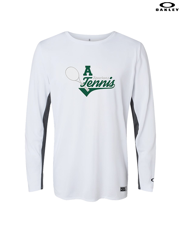 Athens Academy Tennis Swirl - Mens Oakley Longsleeve