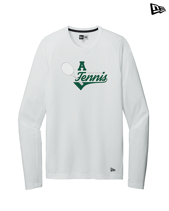 Athens Academy Tennis Swirl - New Era Performance Long Sleeve