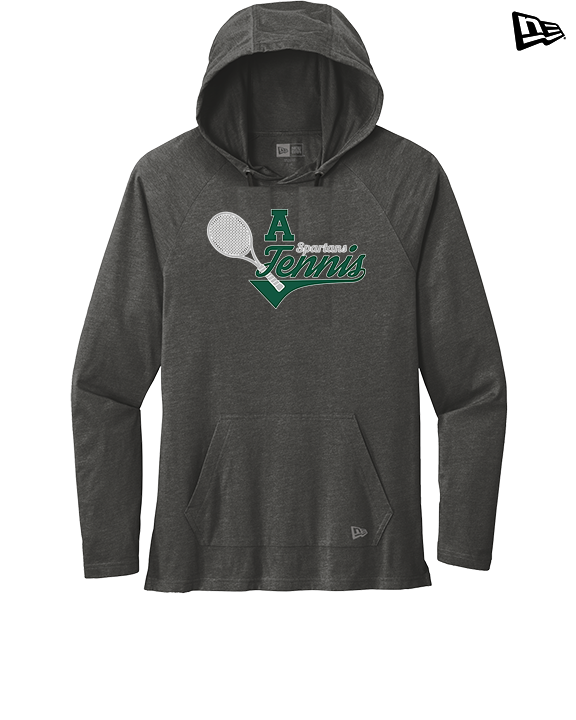 Athens Academy Tennis Swirl - New Era Tri-Blend Hoodie