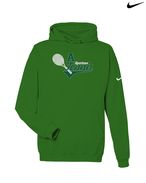 Athens Academy Tennis Swirl - Nike Club Fleece Hoodie