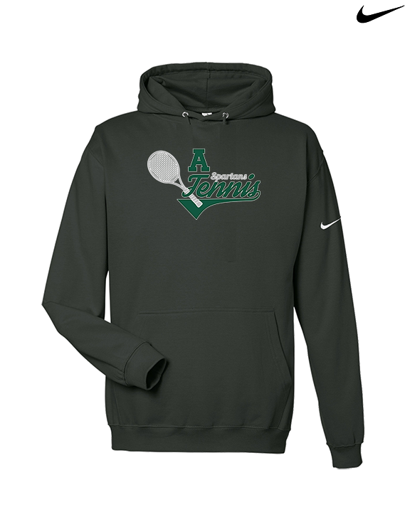 Athens Academy Tennis Swirl - Nike Club Fleece Hoodie
