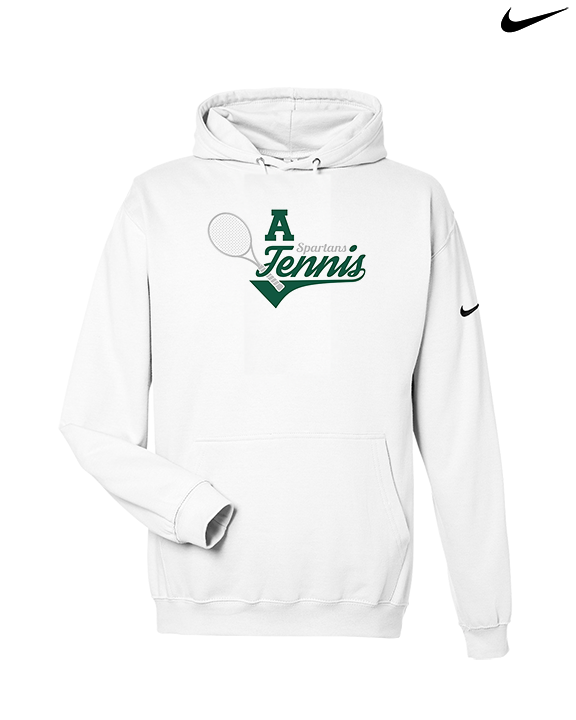 Athens Academy Tennis Swirl - Nike Club Fleece Hoodie