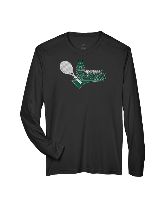 Athens Academy Tennis Swirl - Performance Longsleeve