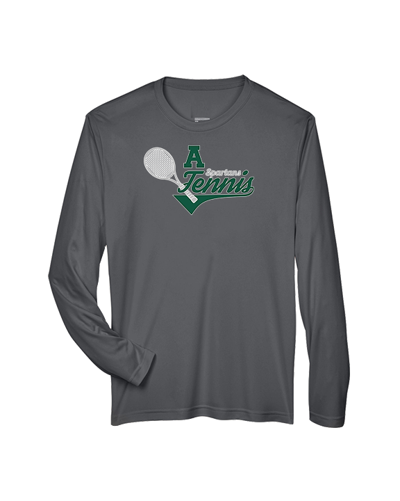 Athens Academy Tennis Swirl - Performance Longsleeve