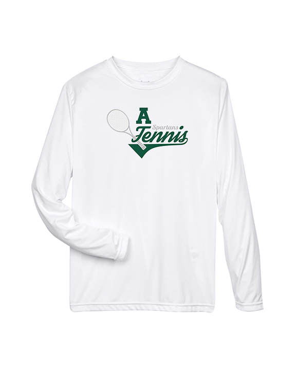 Athens Academy Tennis Swirl - Performance Longsleeve