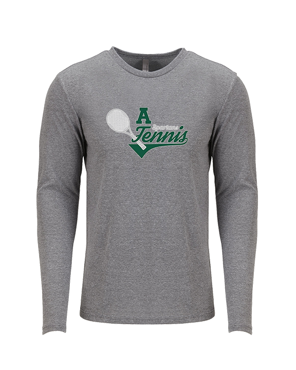 Athens Academy Tennis Swirl - Tri-Blend Long Sleeve
