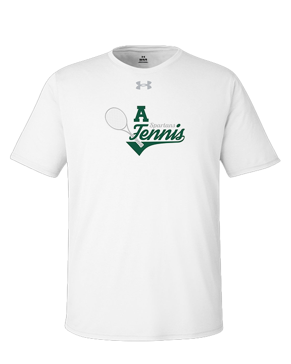 Athens Academy Tennis Swirl - Under Armour Mens Team Tech T-Shirt