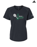 Athens Academy Tennis Swirl - Womens Adidas Performance Shirt