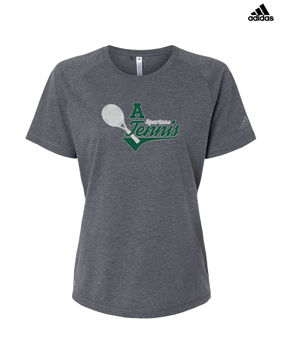 Athens Academy Tennis Swirl - Womens Adidas Performance Shirt