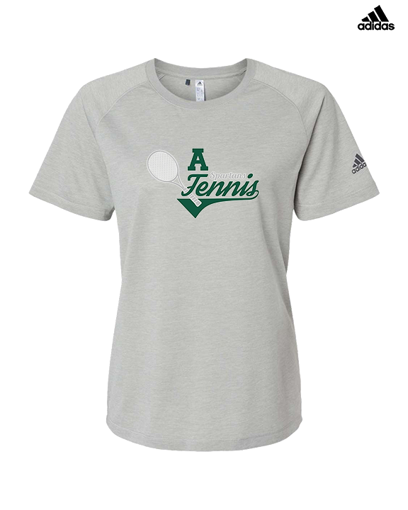 Athens Academy Tennis Swirl - Womens Adidas Performance Shirt