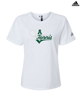 Athens Academy Tennis Swirl - Womens Adidas Performance Shirt