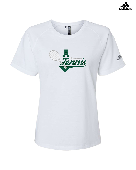 Athens Academy Tennis Swirl - Womens Adidas Performance Shirt