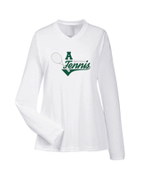 Athens Academy Tennis Swirl - Womens Performance Longsleeve