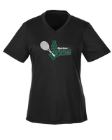 Athens Academy Tennis Swirl - Womens Performance Shirt