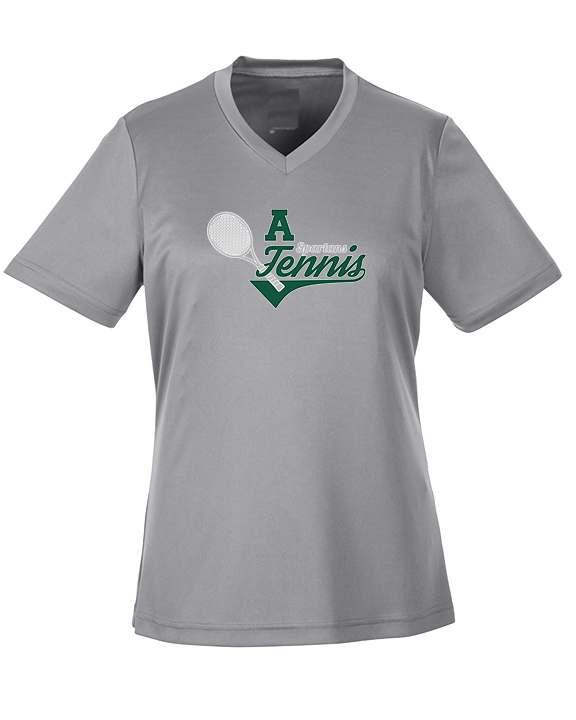 Athens Academy Tennis Swirl - Womens Performance Shirt