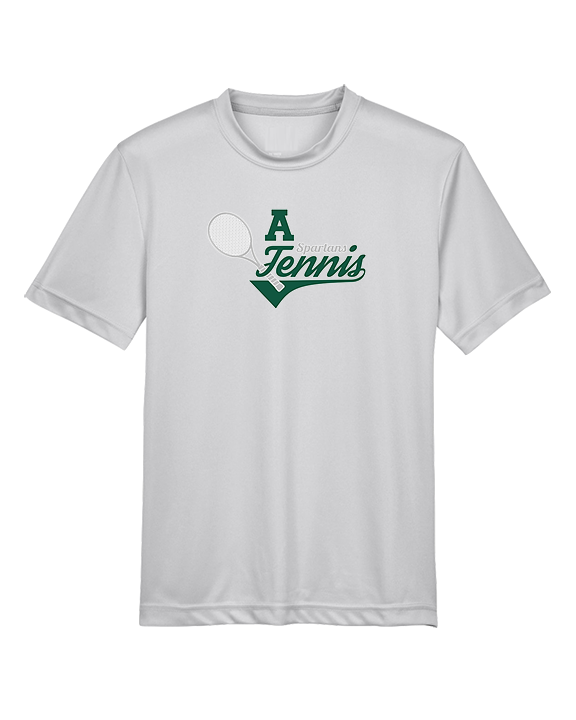 Athens Academy Tennis Swirl - Youth Performance Shirt